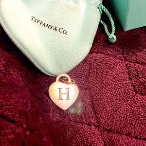 TIFFANY & CO  “ H “ PENDANT
